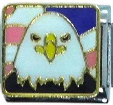 Bald Eagle Italian Charm