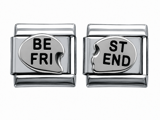 Best Friend End Italian Charm