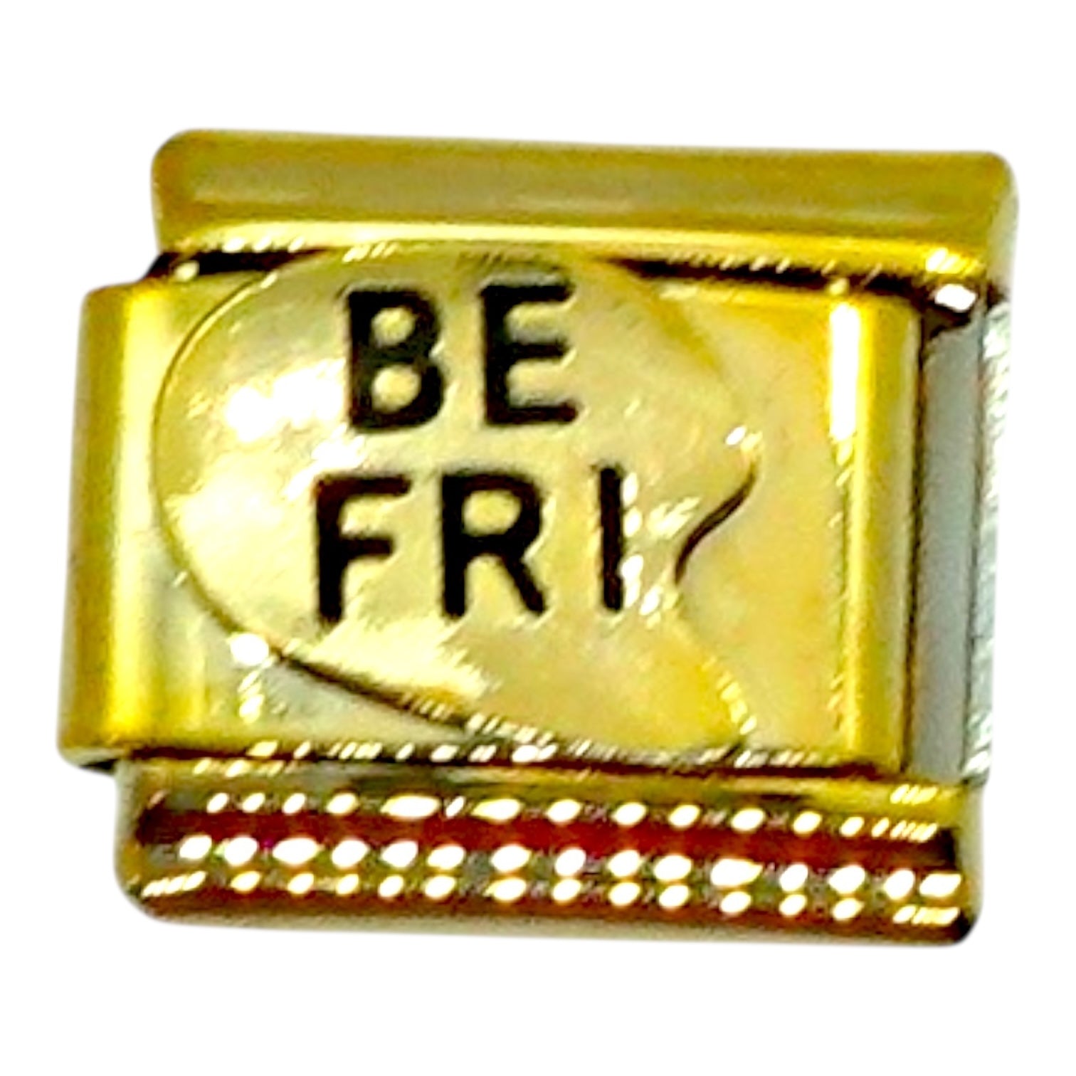Best Friend Gold Italian Charm
