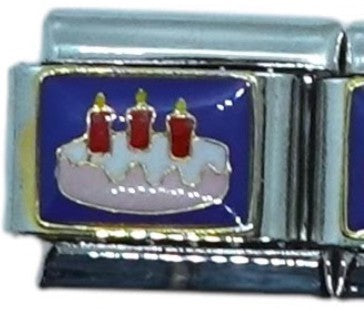 Birthday Cake Italian Charm