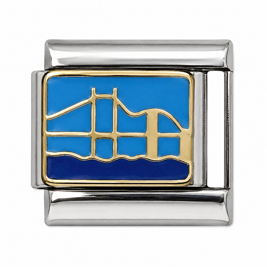 Bridge Silver Italian Charm