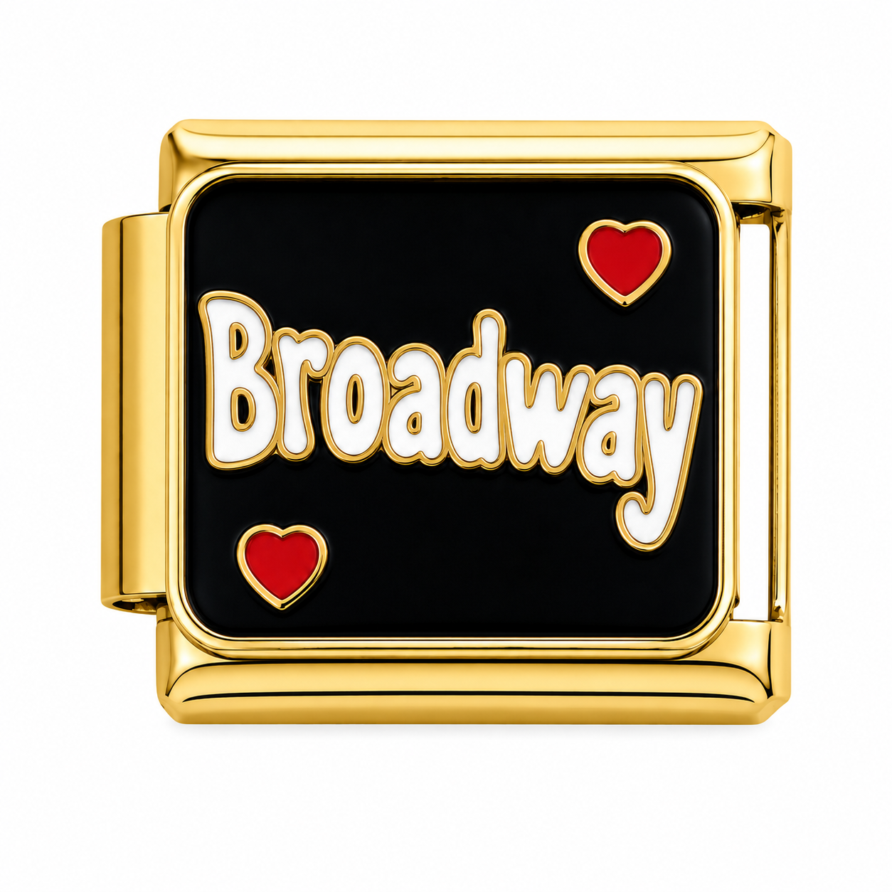 Broadway Gold Italian Charm