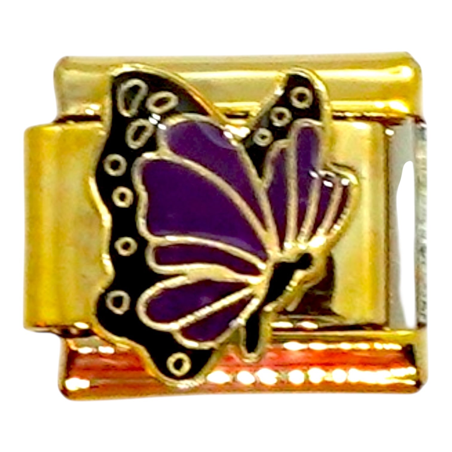 Butterfly Gold Italian Charm