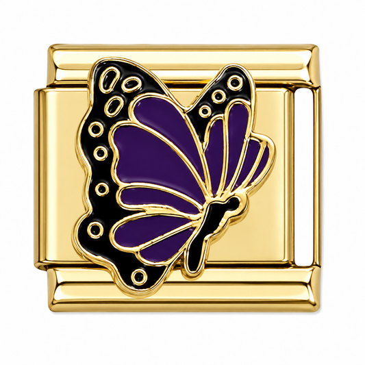 Butterfly Gold Italian Charm