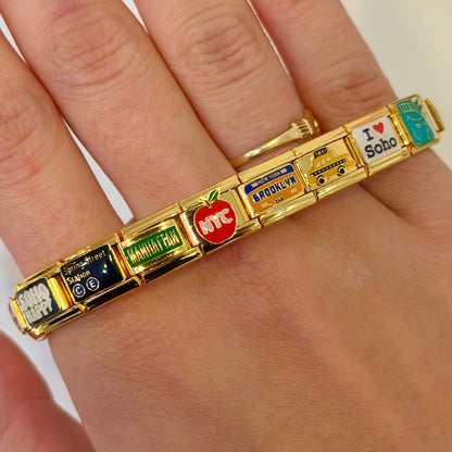 New York City Premade Italian Charm Bracelet