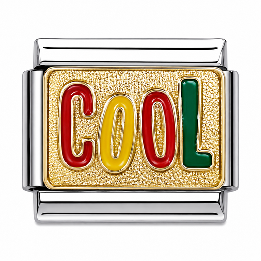 COOL Gold Italian Charm