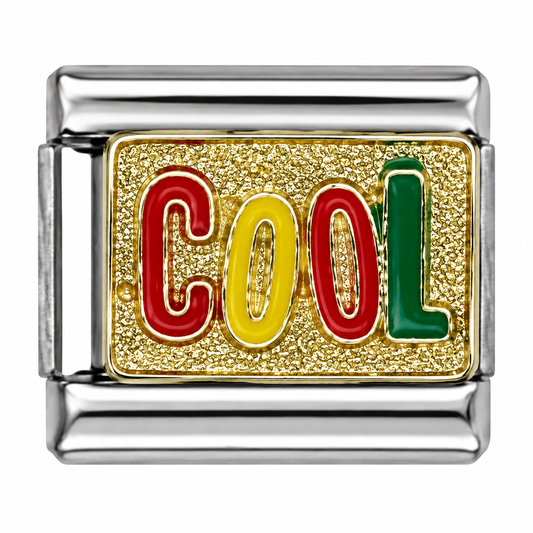 COOL Gold Italian Charm