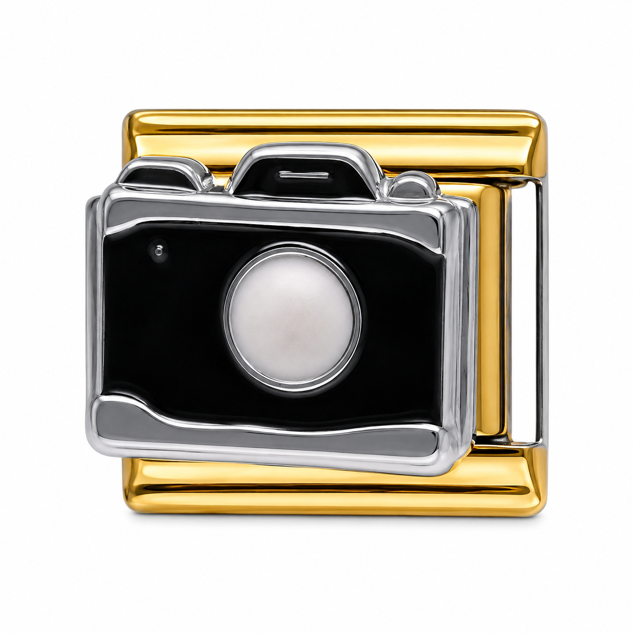 Camera Gold Italian Charm