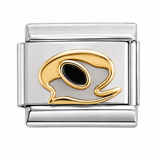 Cancer Zodiac Gold Italian Charm