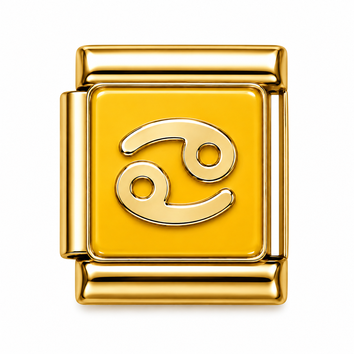 Cancer Zodiac Gold Italian Charm