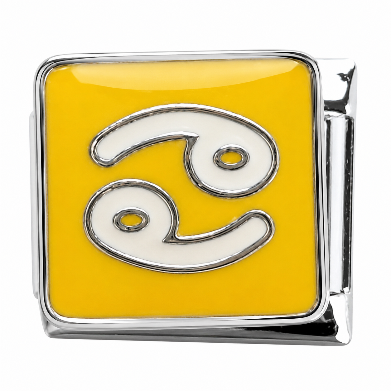 Cancer Zodiac Silver Italian Charm