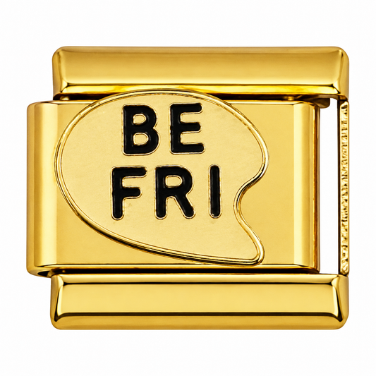 Best Friend Gold Italian Charm