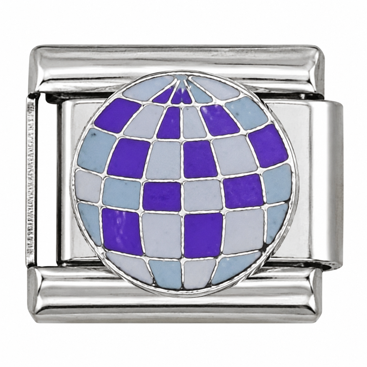 Disco Fever Silver Italian Charm