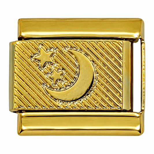 Gold Night Italian Charm