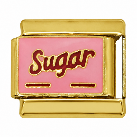 Sugar Gold Italian Charm