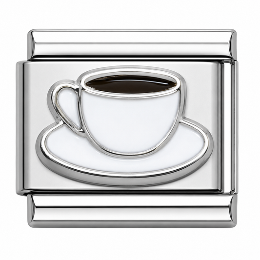 Coffee Cup Italian Charm