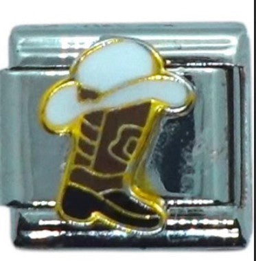 Cowboy Boot & Hat Italian Charm