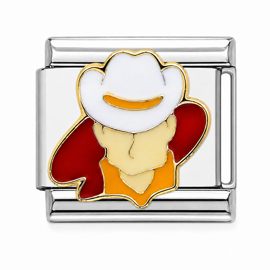 Cowboy Hat Italian Charm