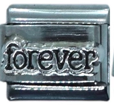 Cursive 'Forever' Word Italian Charm
