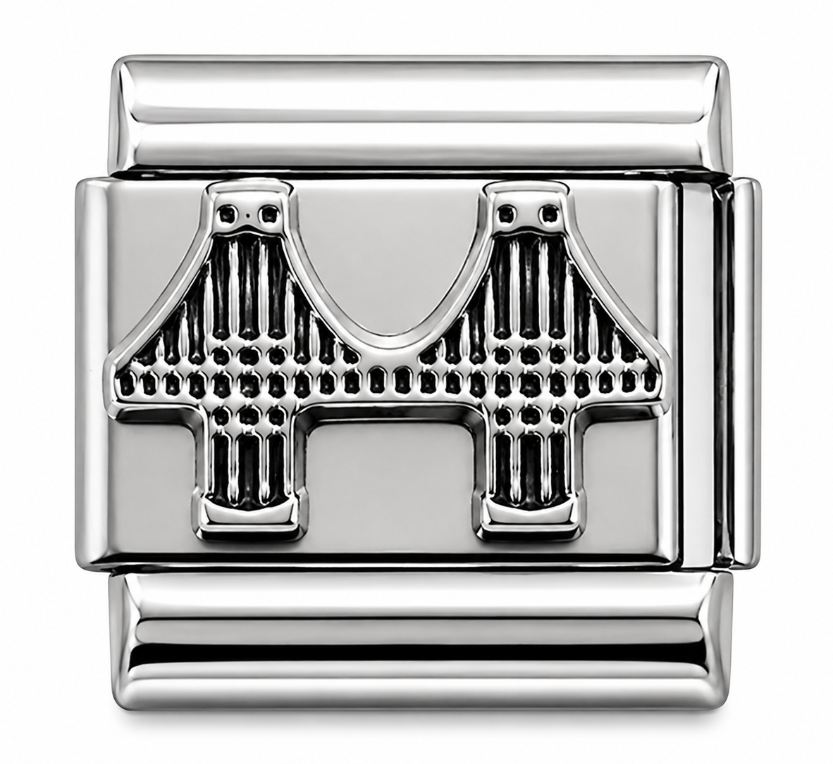Brooklyn Bridge Silver Italian Charm