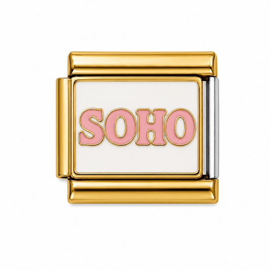 SOHO Gold Italian Charm
