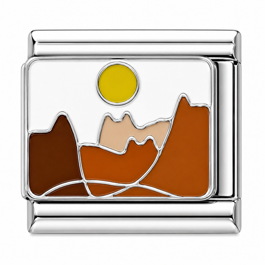 Desert Sunset Italian Charm