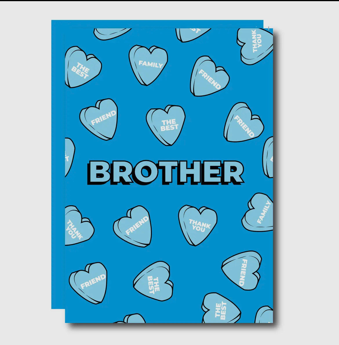 Brother Heart Card