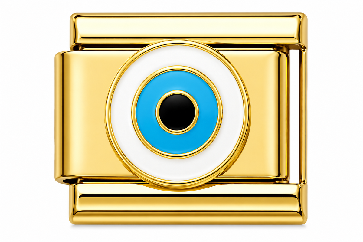 Evil Eye Gold Italian Charm