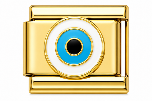 Evil Eye Gold Italian Charm