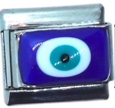 Evil Eye Silver Italian Charm