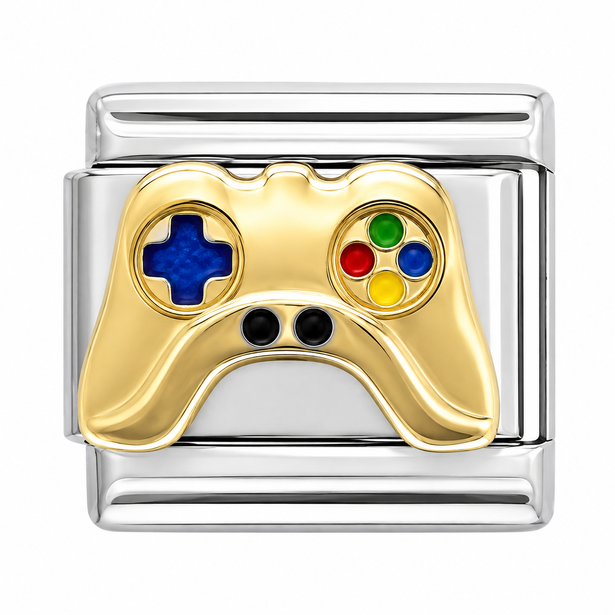 Game Controller Silver Italian Charm