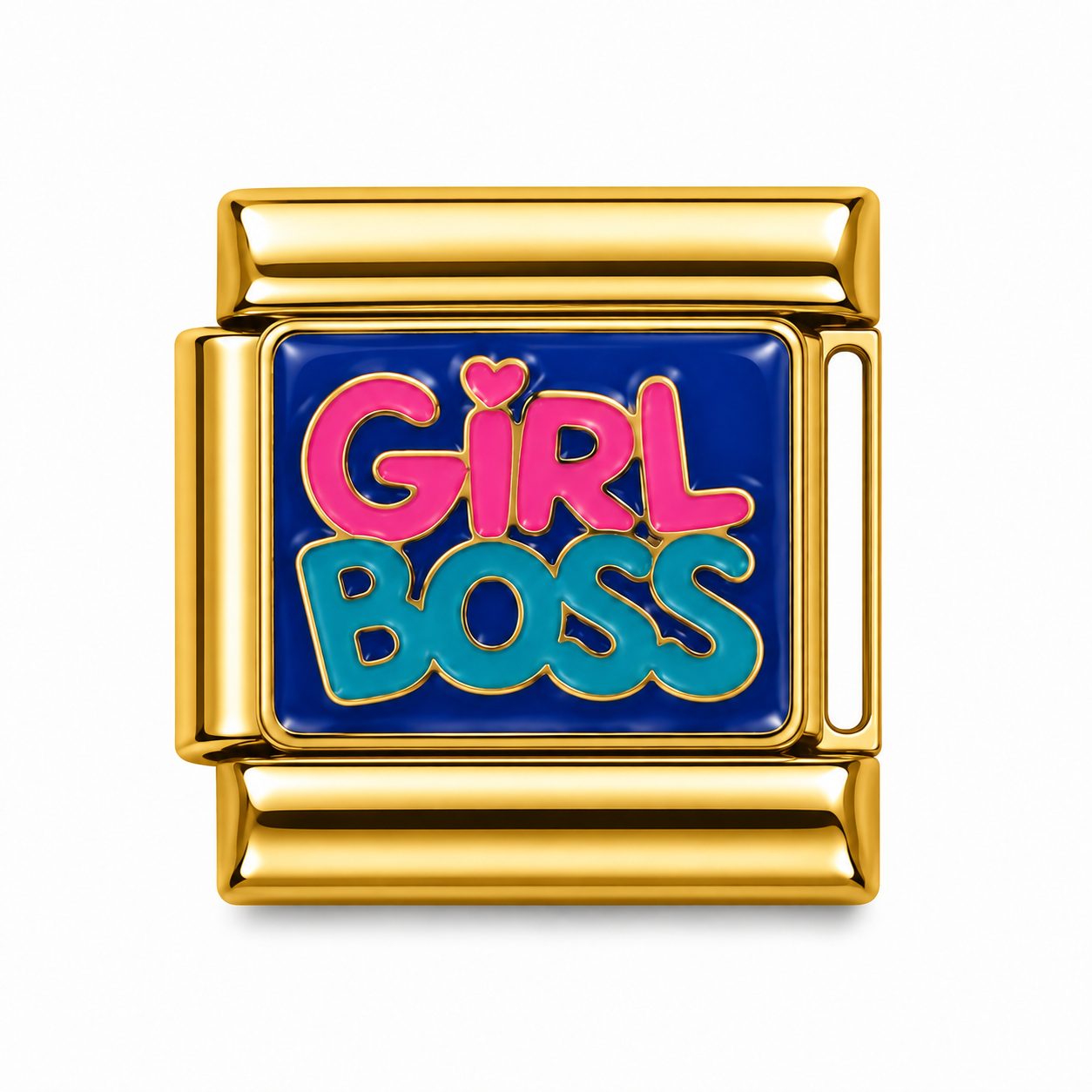 Girl Boss Gold Italian Charm