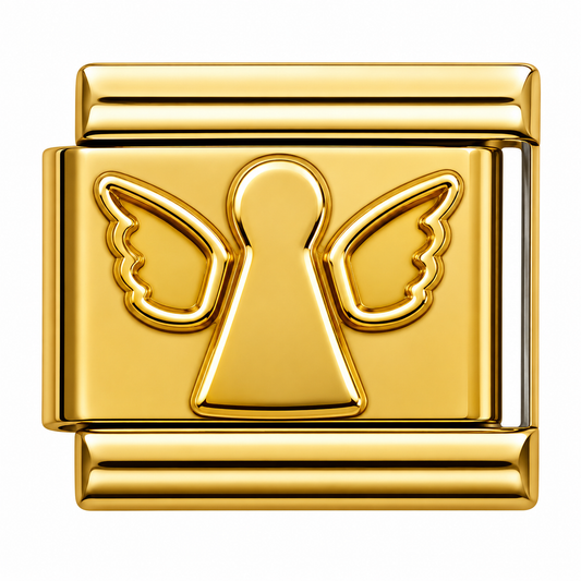 Gold Angel Italian Charm