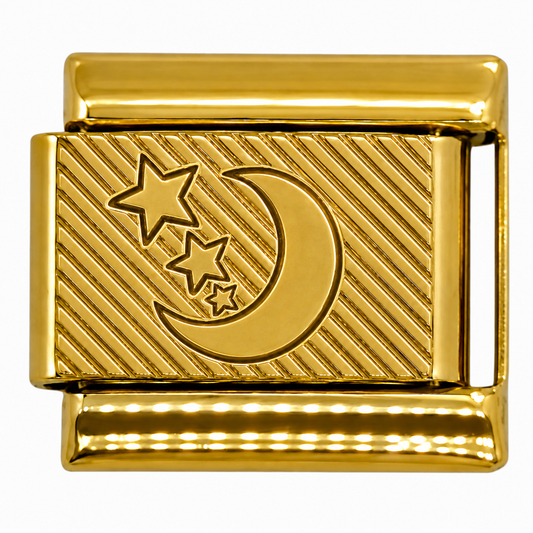 Gold Night Italian Charm