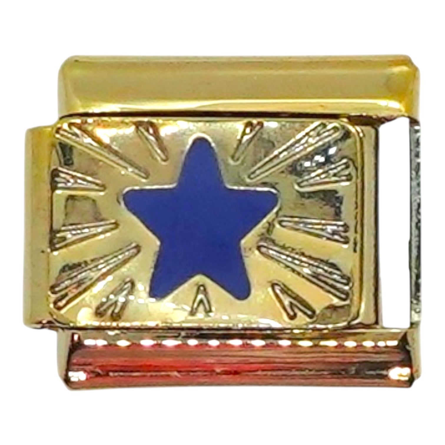 Gold Star Italian Charm