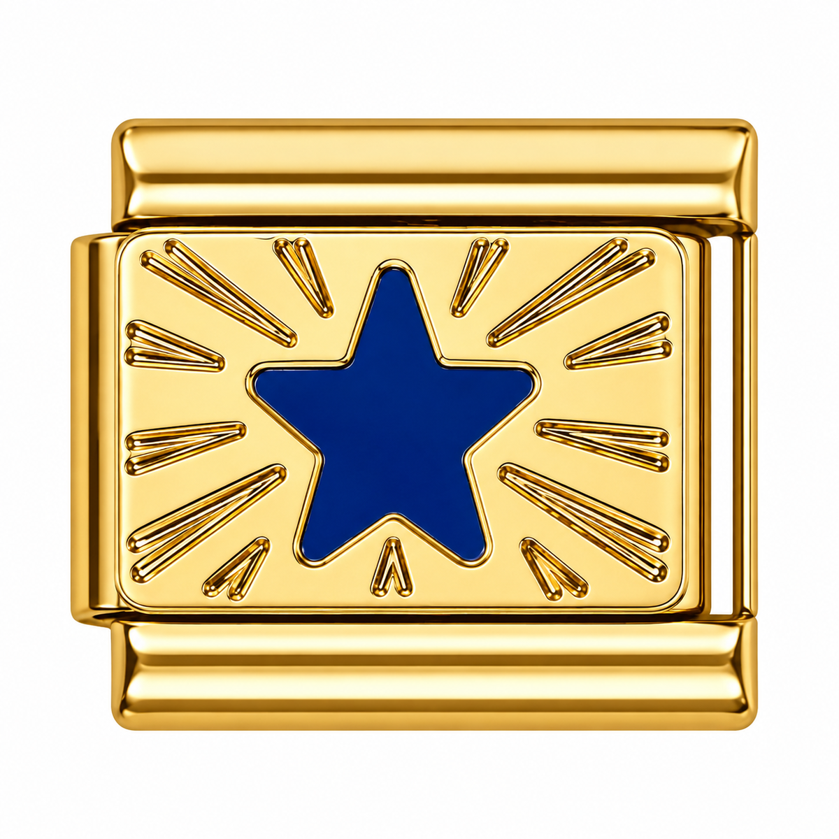 Gold Star Italian Charm