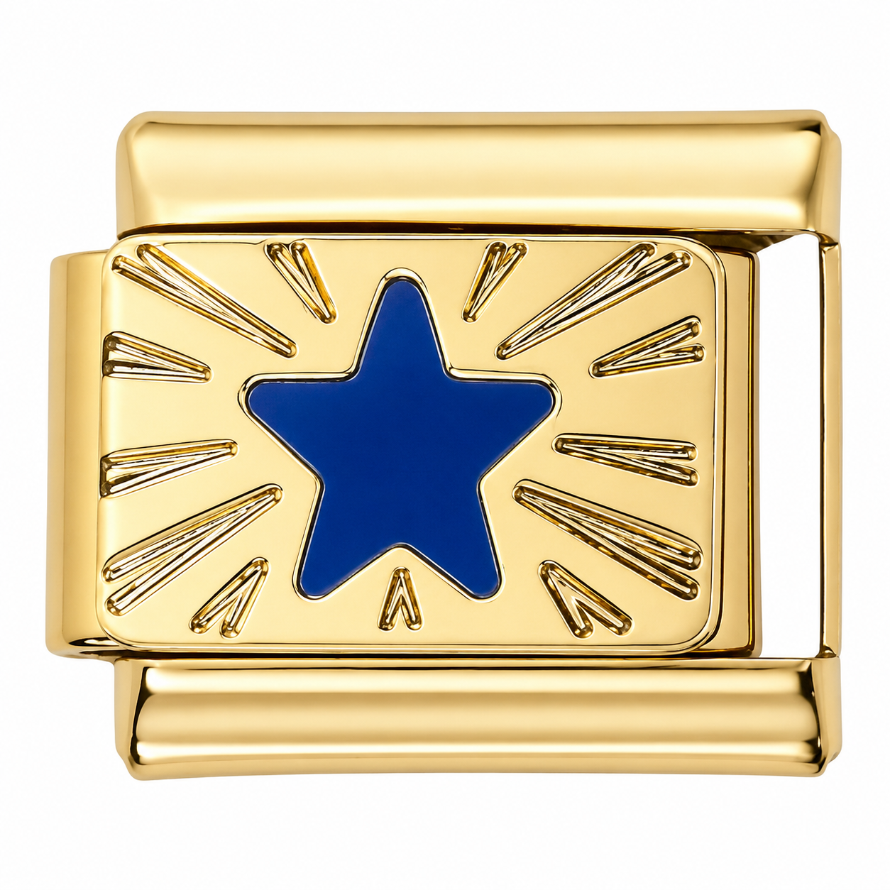 Gold Star Italian Charm