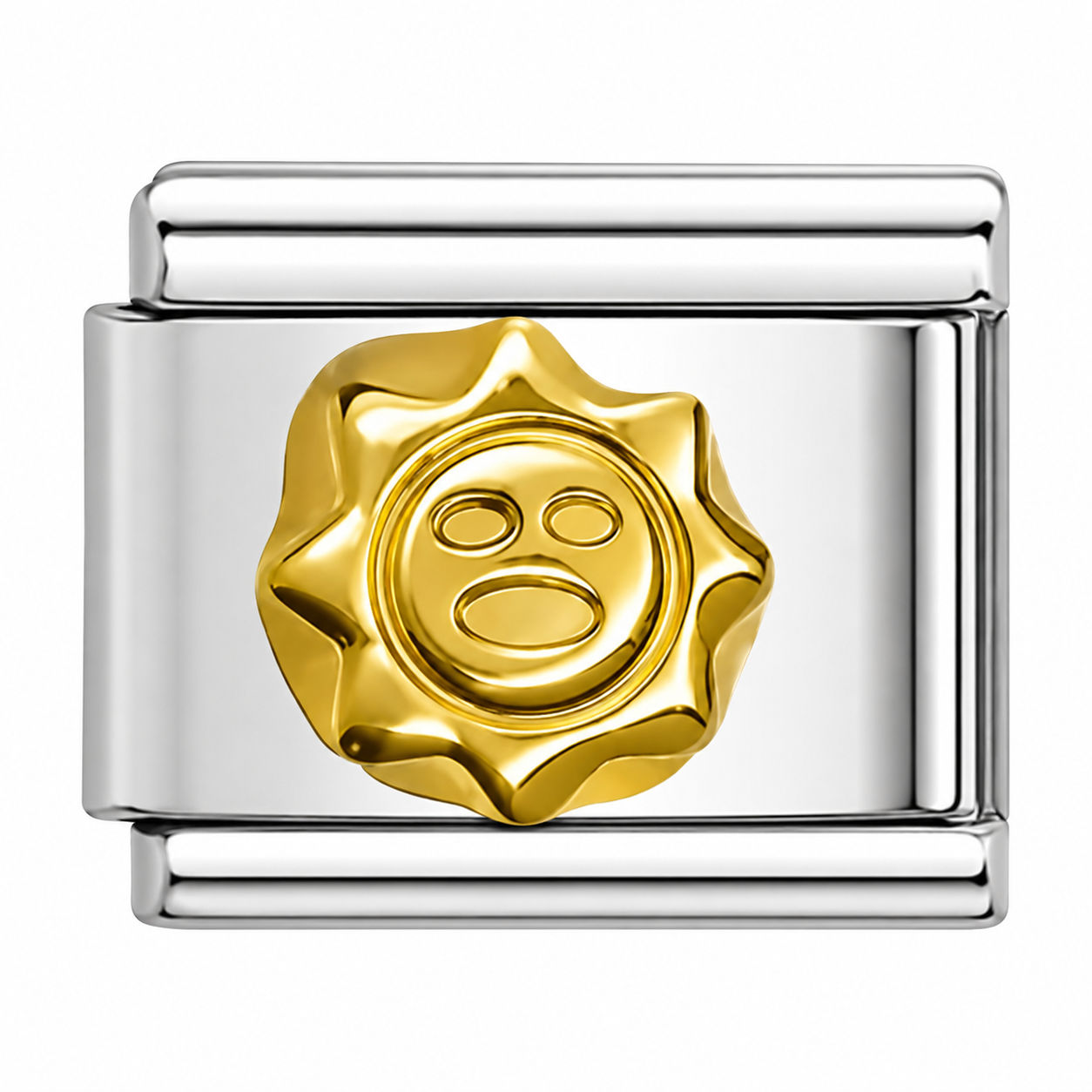 Gold Sun Italian Charm