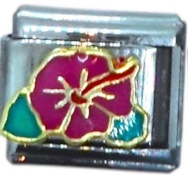 Hibiscus Flower Italian Charm