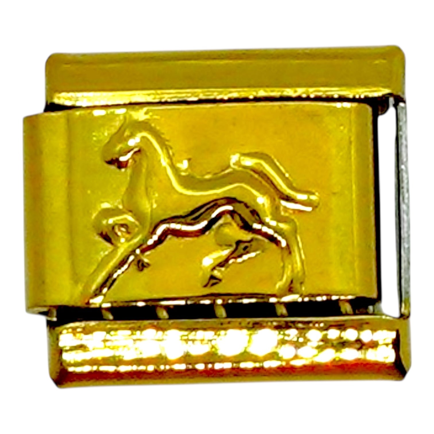 Horse Gold Italian Charm
