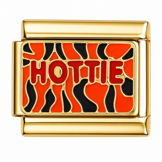 Hottie Gold Italian Charm