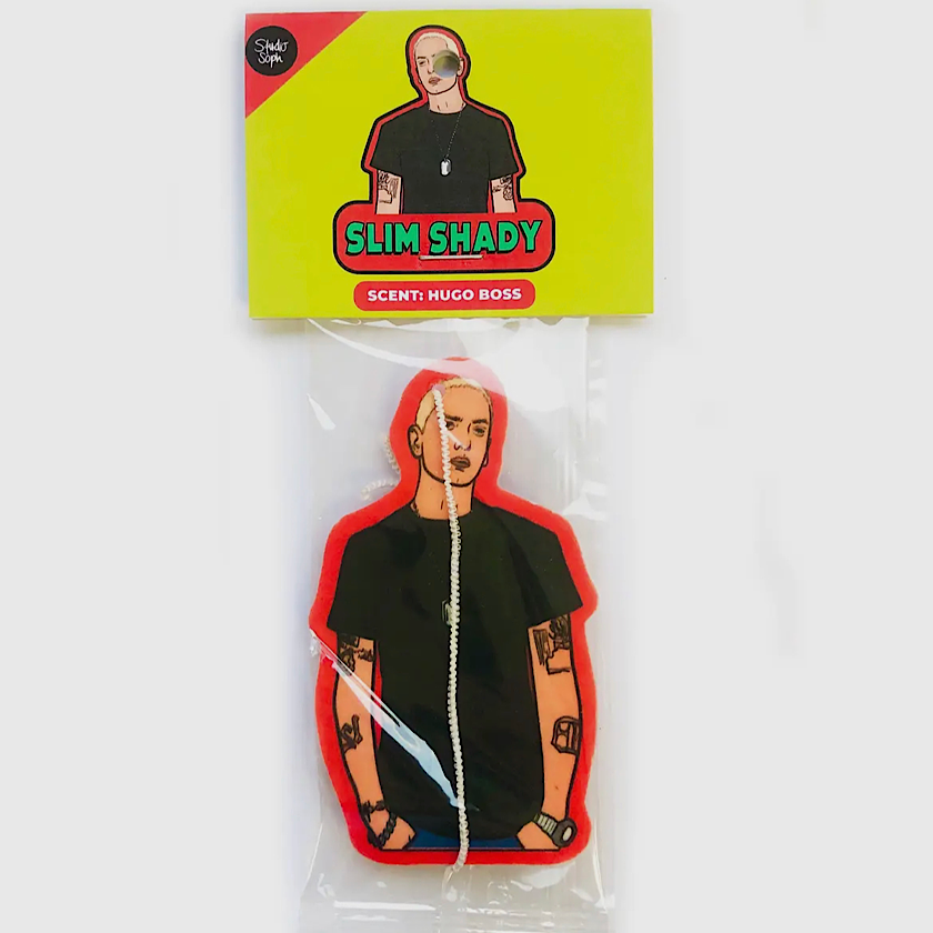 Slim Shady Air Freshener - cutandcropped