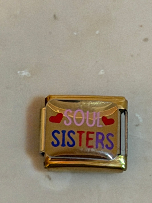 Soul Sister Gold Italian Charm