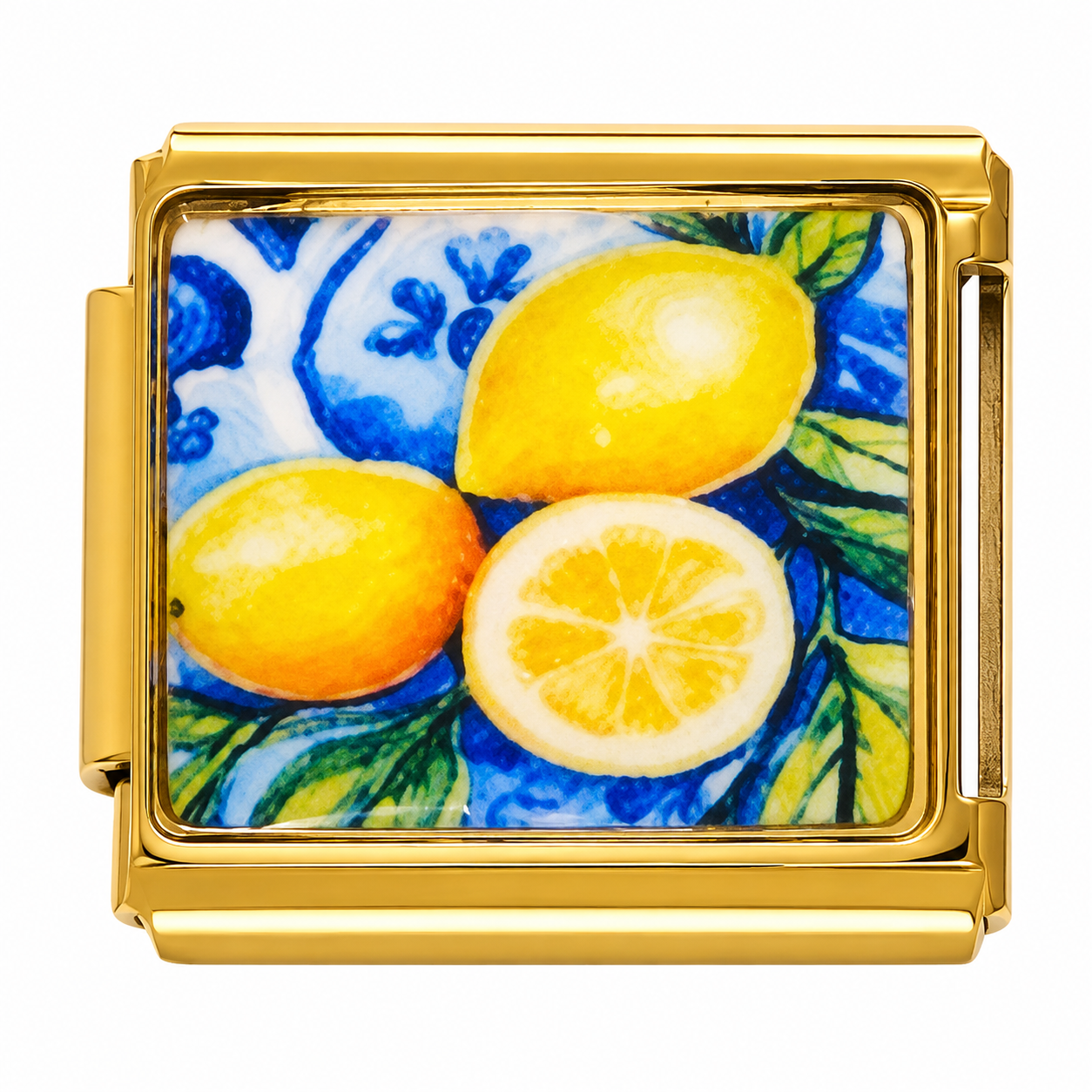 Lemon Blossom Gold Italian Charm