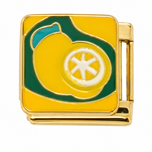 Lemon Gold Italian Charm
