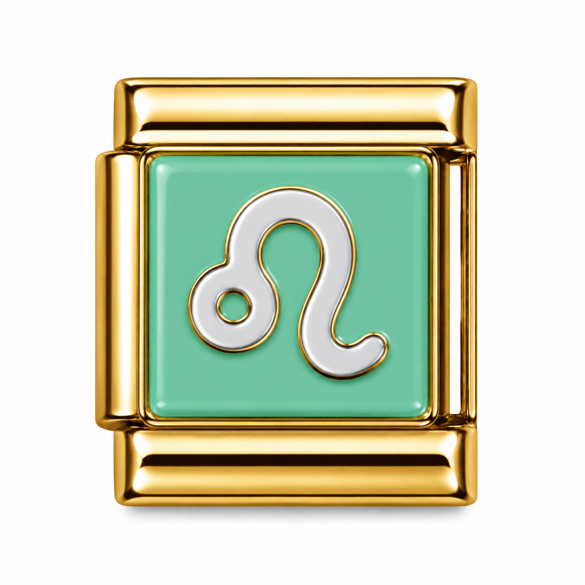 Leo Zodiac Gold Italian Charm