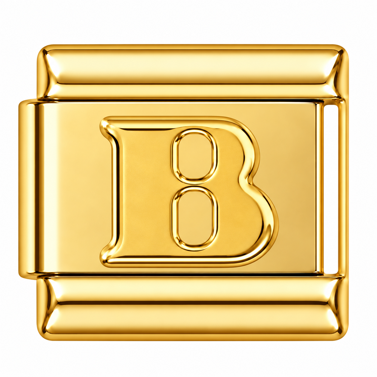 Letter B Gold Italian Charm