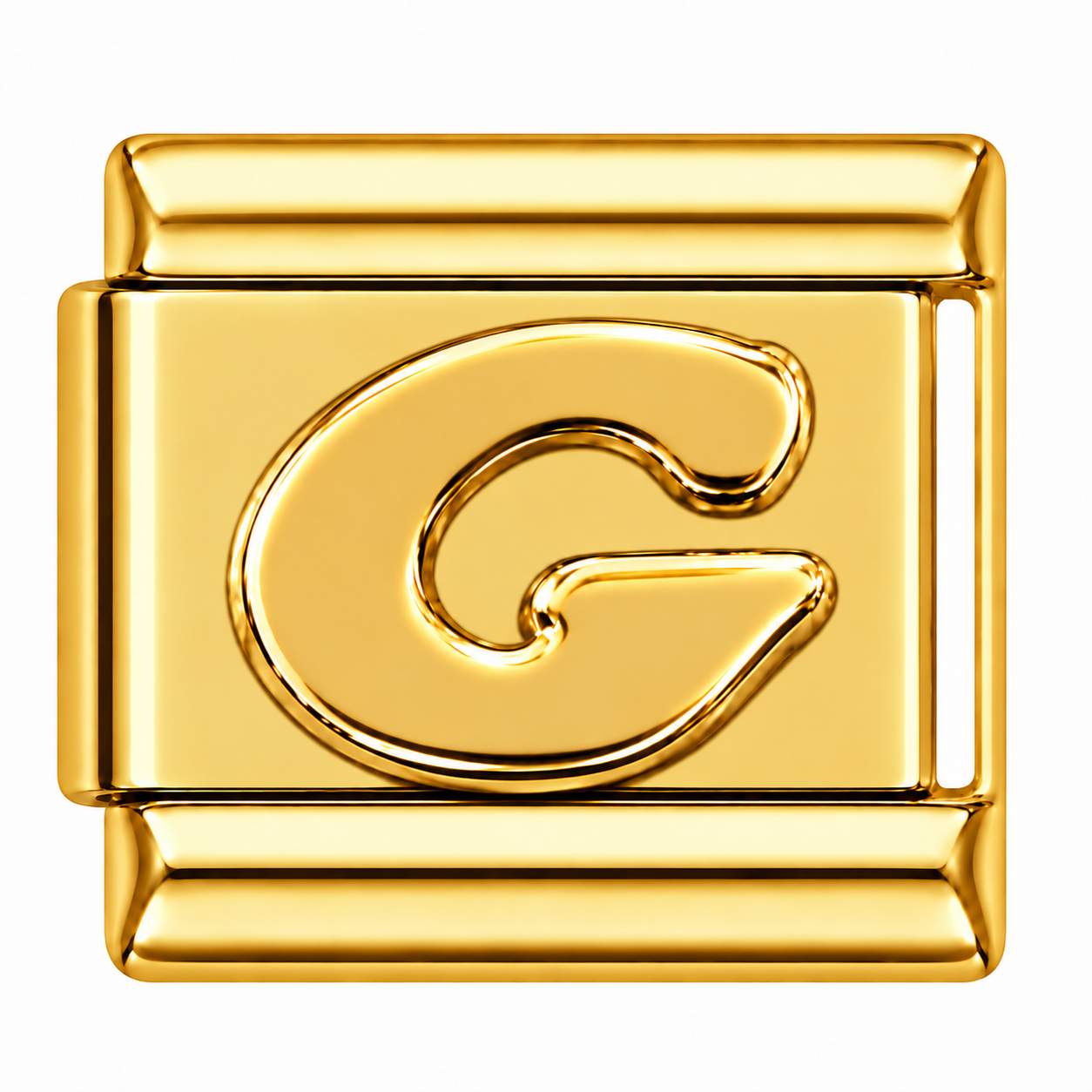 Letter G Gold Italian Charm