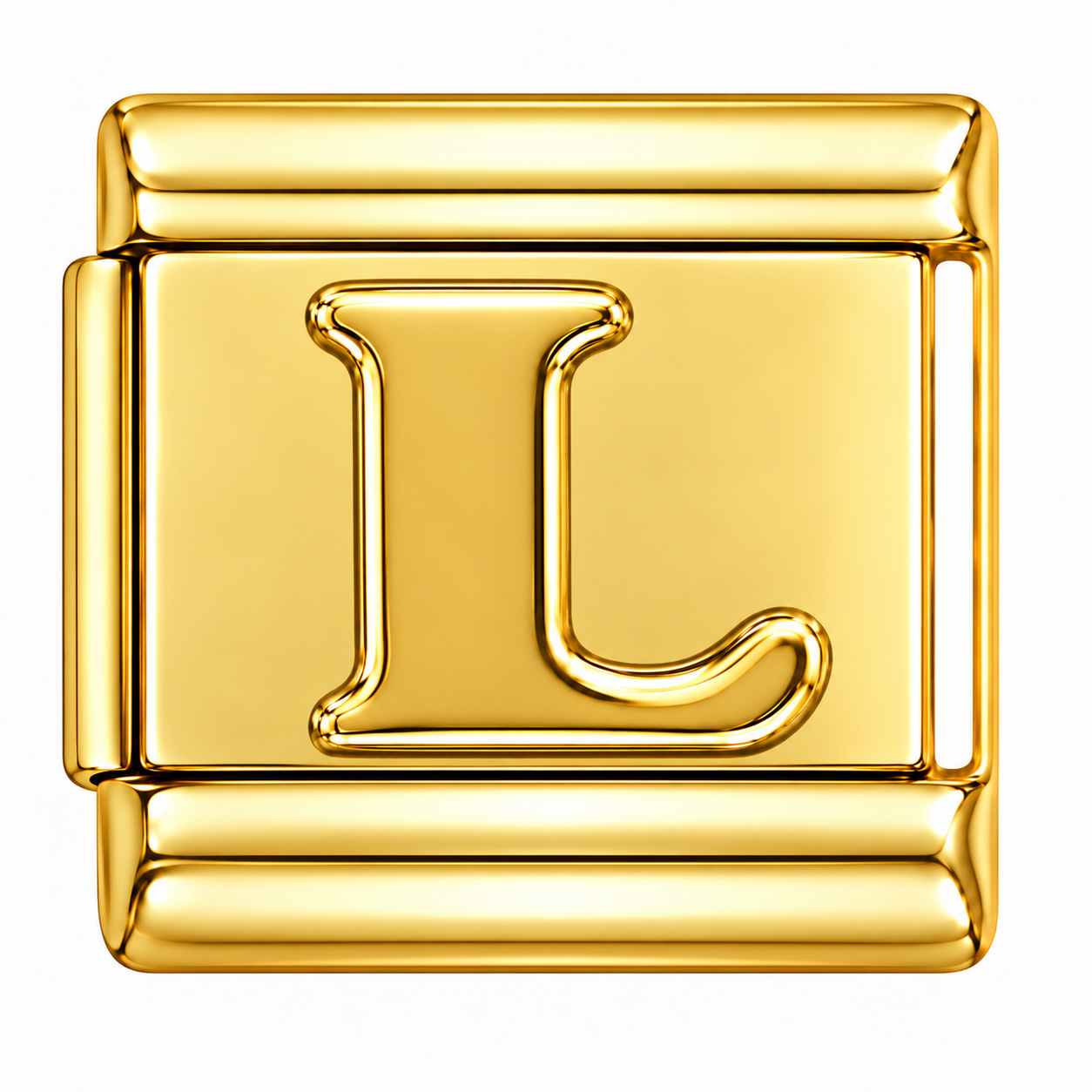 Letter L Gold Italian Charm