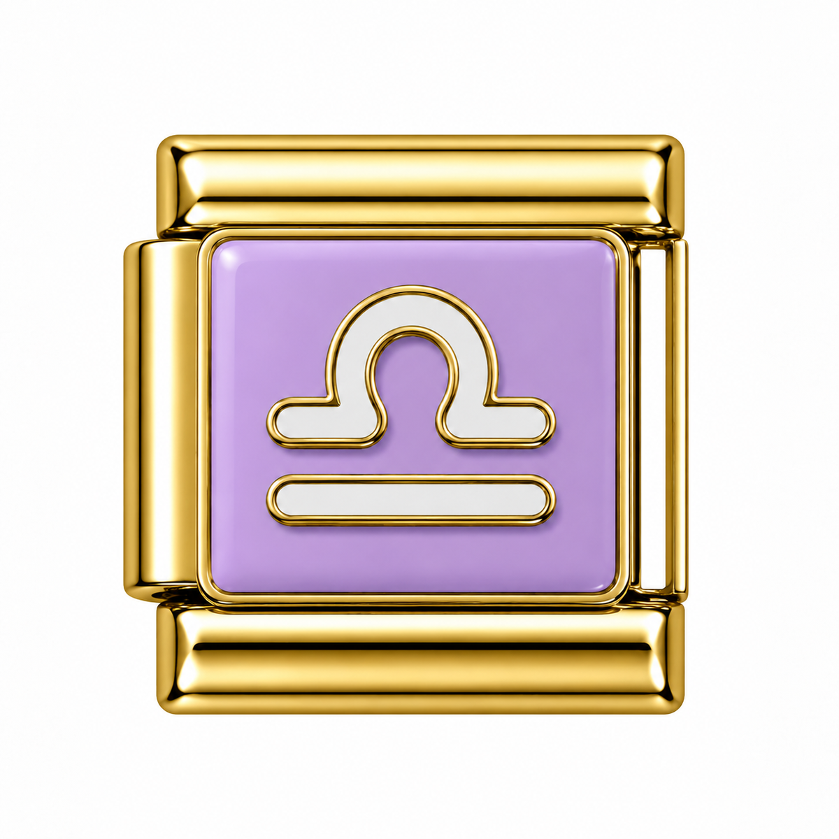 Libra Zodiac Gold Italian Charm
